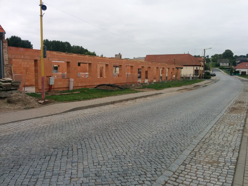 Výstavba přízemí DPS (2017)