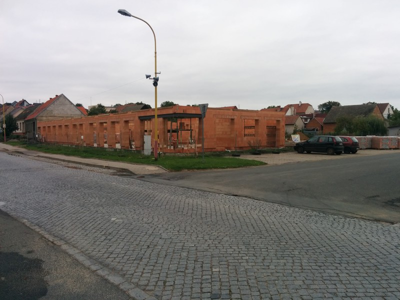 Výstavba přízemí DPS (2017)