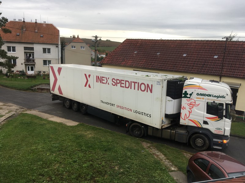Bloudící kamion na Dražůvkách (2020)