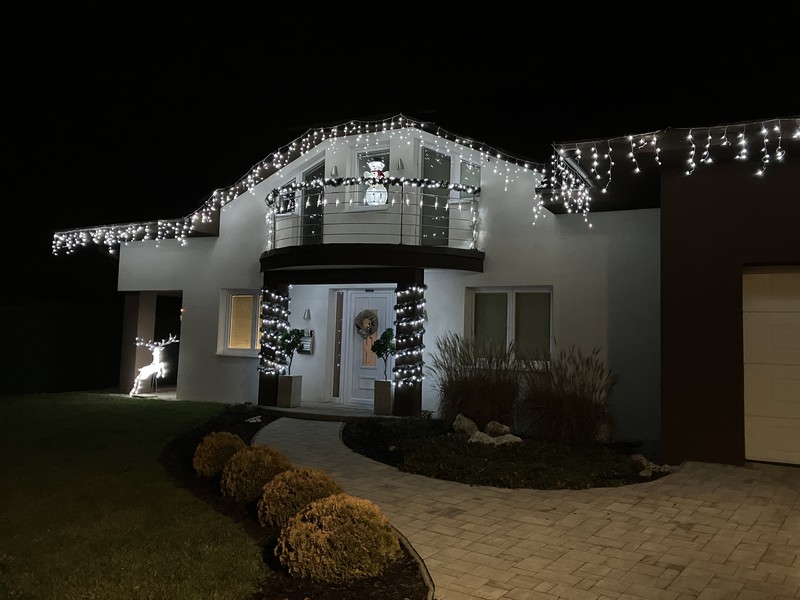 Vánoční výzdoba u rodinných domů a budov (2025)