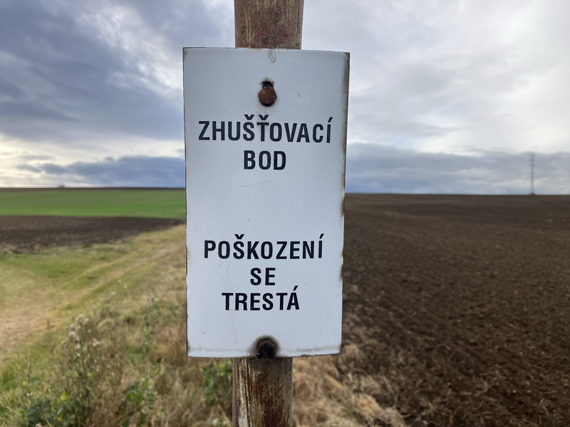 Detail zhušťovacího bodu (2025)