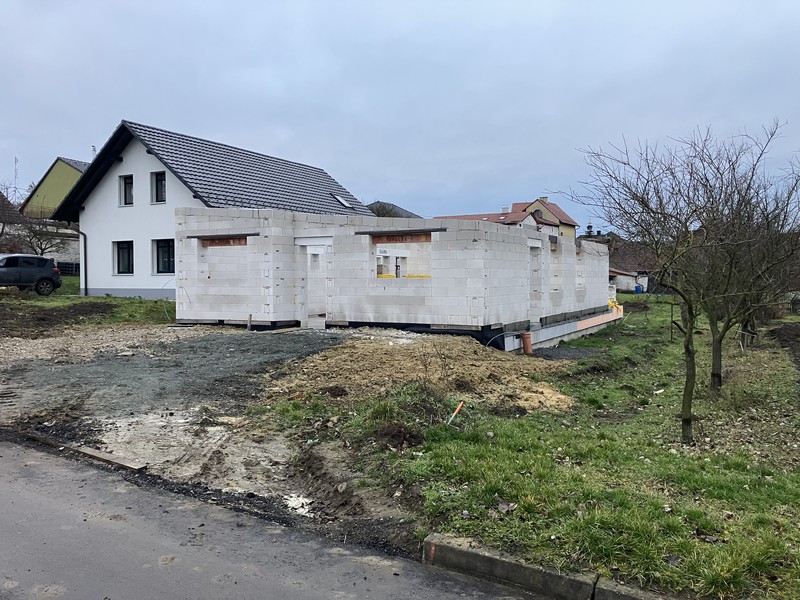 Stavba nového rodinného domu (2025)