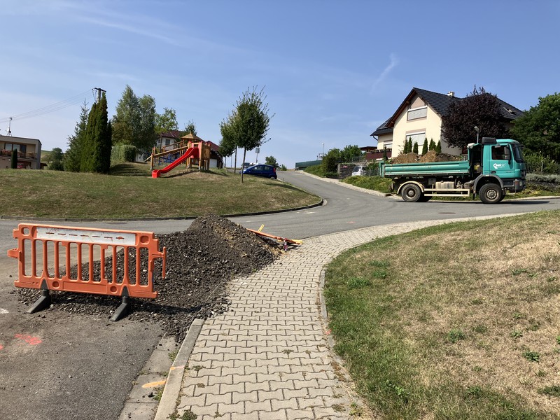 Budování nové splaškové kanalizace (2024)