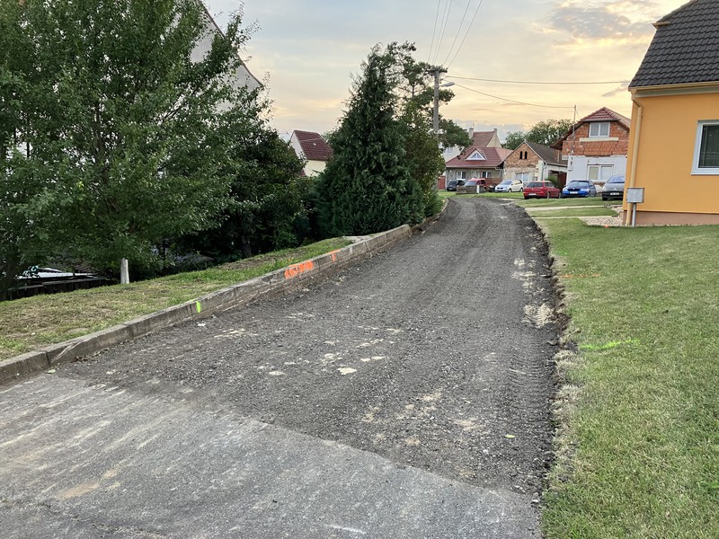 Budování nové kanalizace Dražůvky (2024)