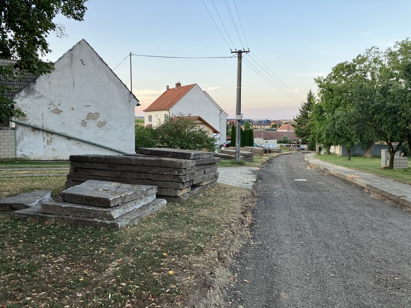 Budování nové kanalizace Dražůvky (2024)