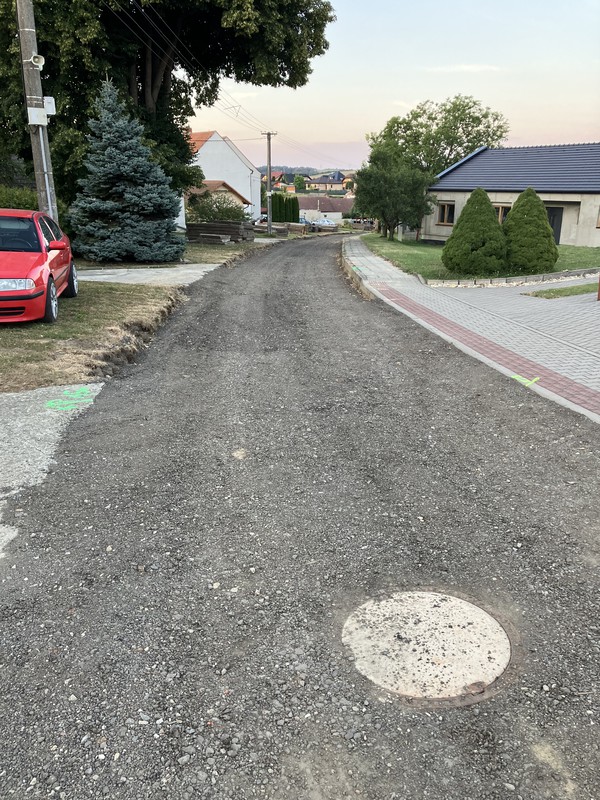 Budování nové kanalizace Dražůvky (2024)