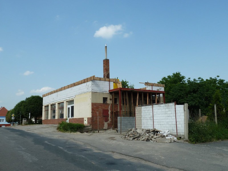 Průběh výstavby zdravotního střediska (2010)