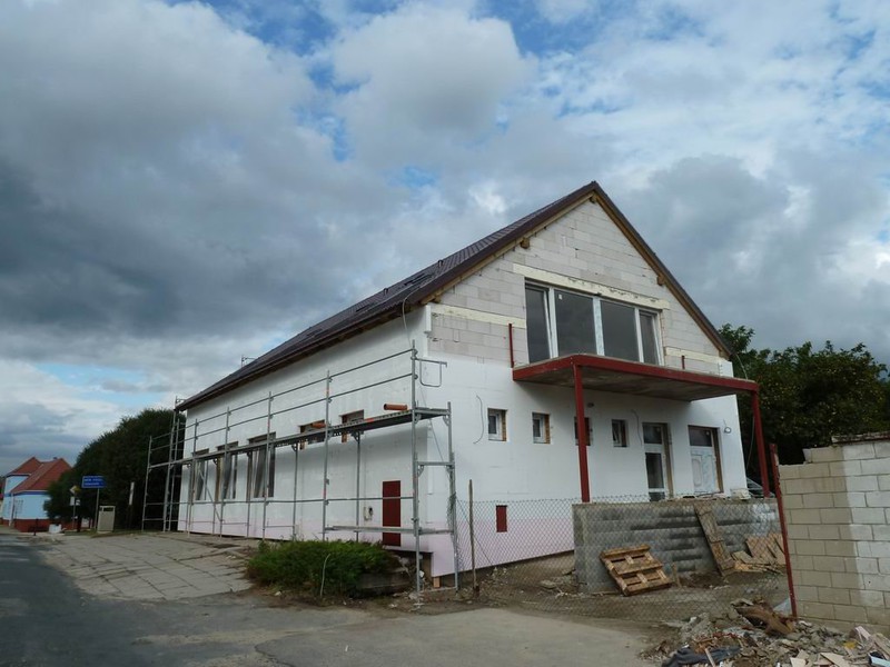 Průběh výstavby zdravotního střediska (2010)