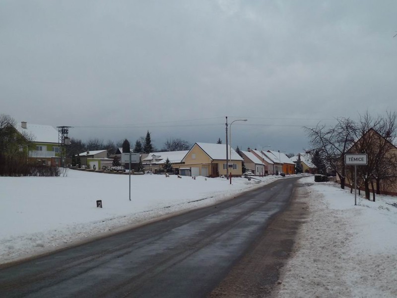 Těmice v zimě (2010)