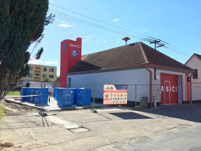 Zahájení výstavby přístavby hasičské zbrojnice (2022)